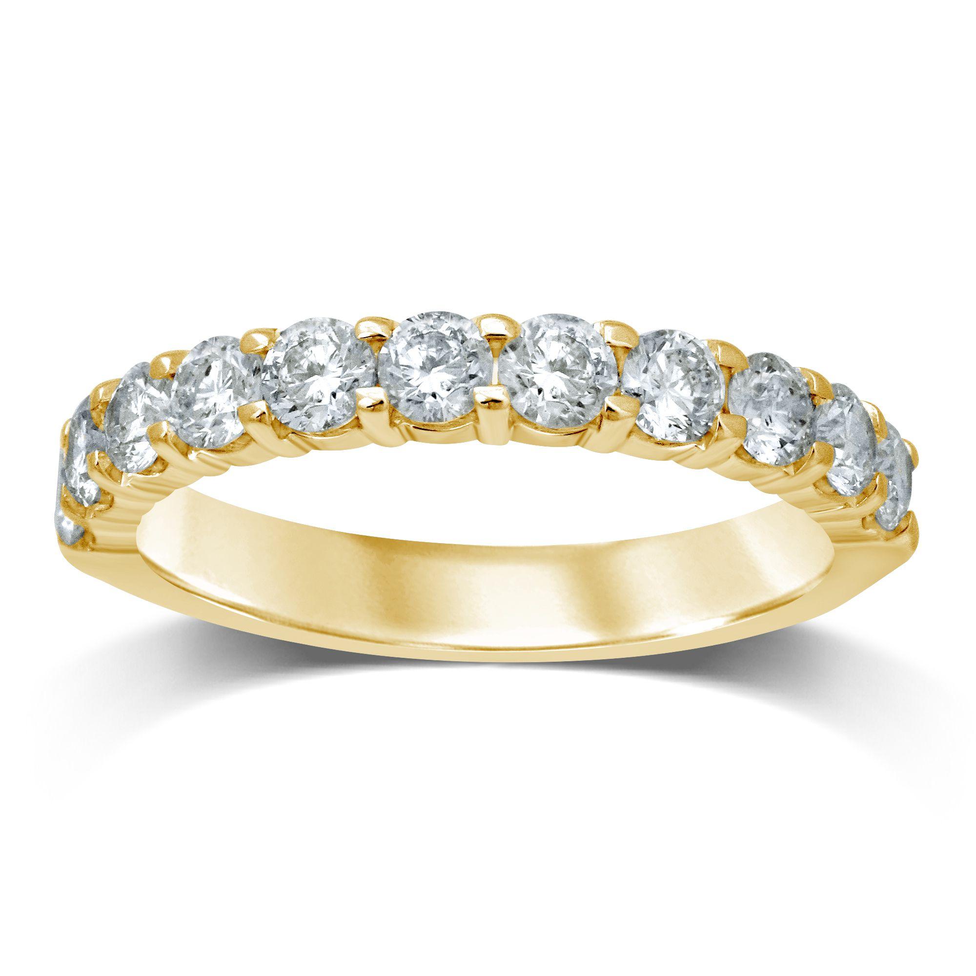 14K 1.00CT Diamond Ladies (11 Diamond Stones) - Johnny Dang & Co