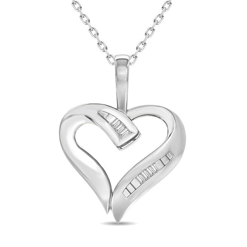 10K 0.04CT Diamond Pendant - Johnny Dang & Co