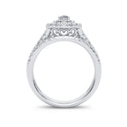 14K 1.00CT Diamond Bridal Ring - Johnny Dang & Co