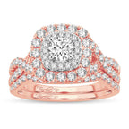 14K 1.50CT Diamond Bridal Ring - Johnny Dang & Co