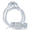 14K 0.75CT Diamond BRIDAL RING - Johnny Dang & Co
