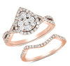 14K 1.00ct Diamond Bridal Ring - Johnny Dang & Co
