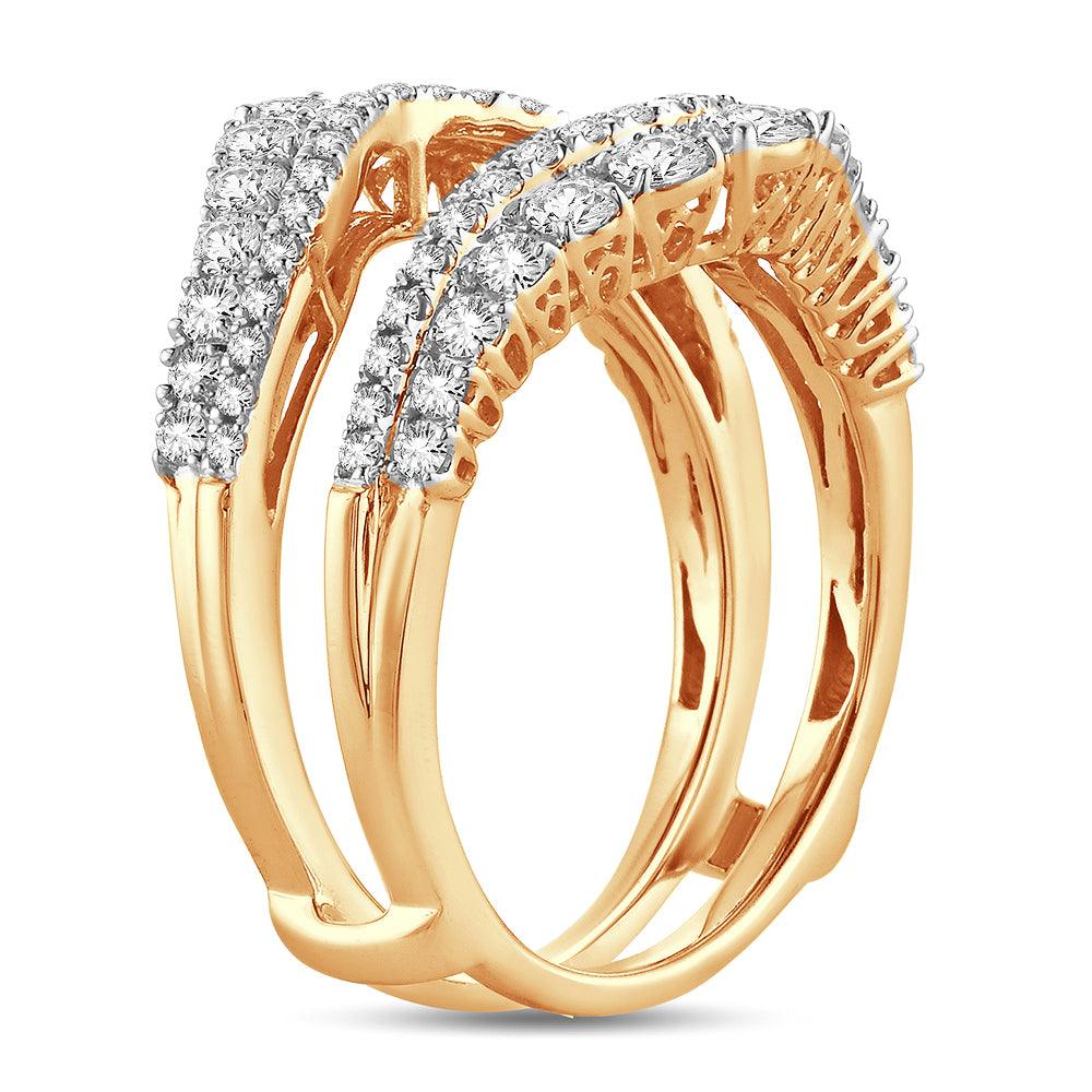 14K 1.00CT Diamond RING GUARD - Johnny Dang & Co