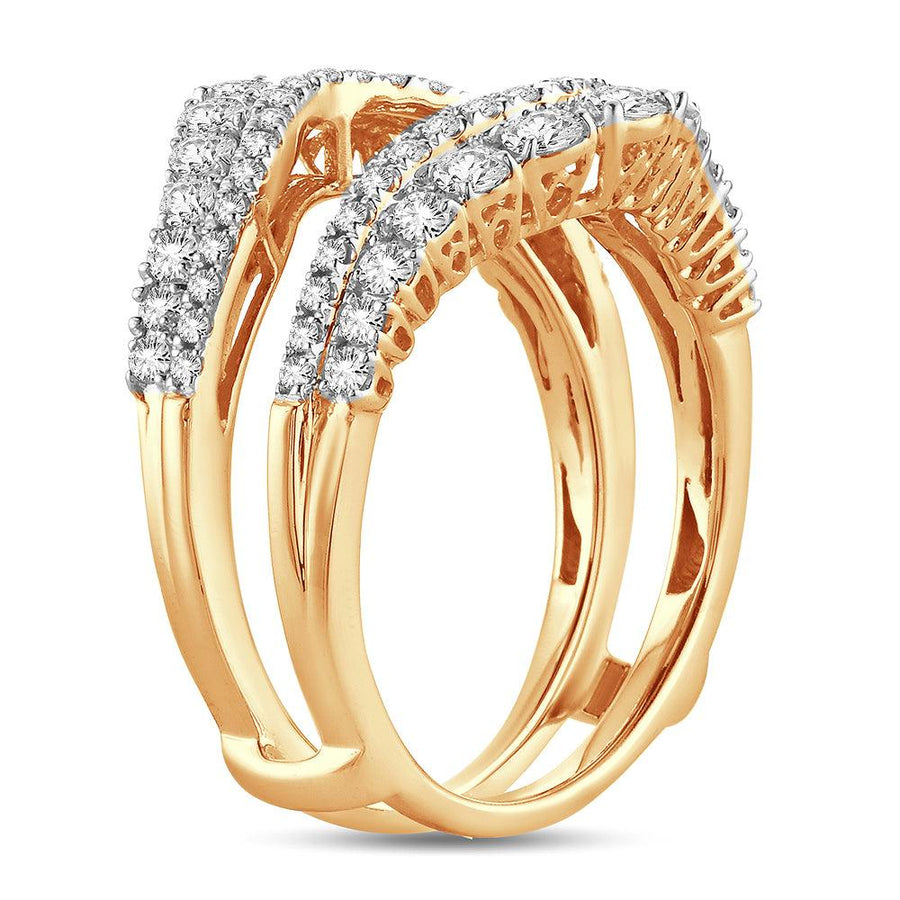 14K 1.00CT Diamond RING GUARD - Johnny Dang & Co
