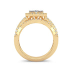 14K 1.00CT Diamond Bridal Ring - Johnny Dang & Co