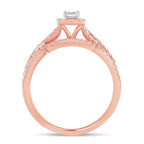 14K 0.77CT Diamond BRIDAL RING - Johnny Dang & Co