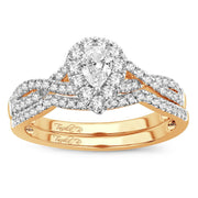 14K 0.75 Fancy Cut Bridal - Johnny Dang & Co
