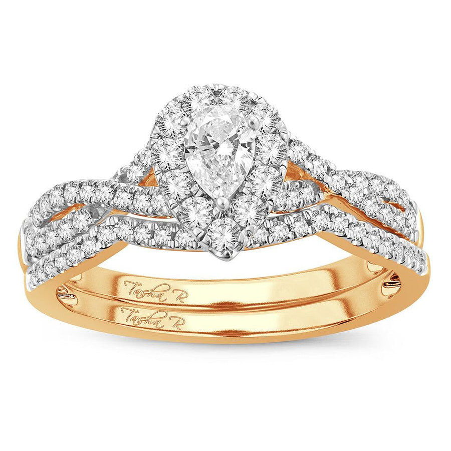 14K 0.75 Fancy Cut Bridal - Johnny Dang & Co