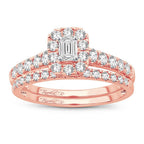 14K 1.00CT Diamond BRIDAL RING - Johnny Dang & Co