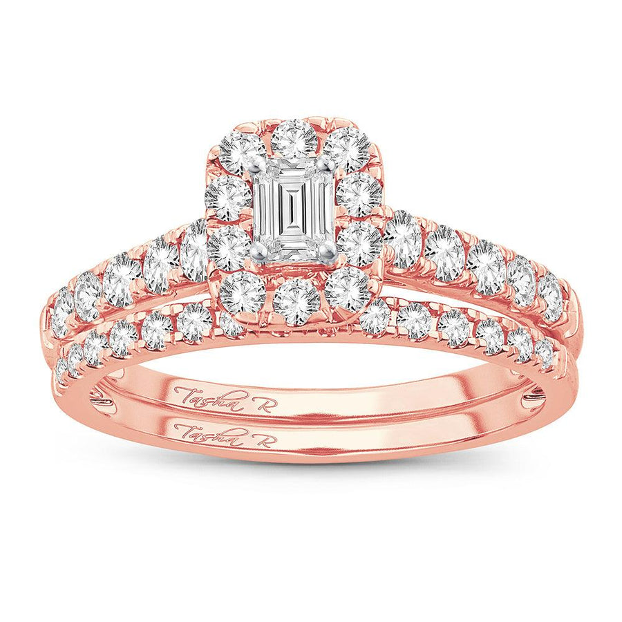 14K 1.00CT Diamond BRIDAL RING - Johnny Dang & Co