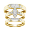 10K 0.07CT DIAMOND TRIO SET - Johnny Dang & Co