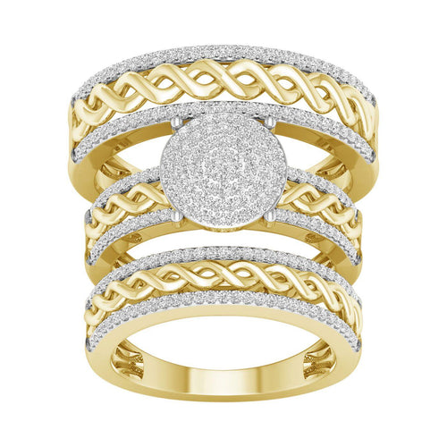 10K 0.60CT DIAM TRIO SET - Johnny Dang & Co