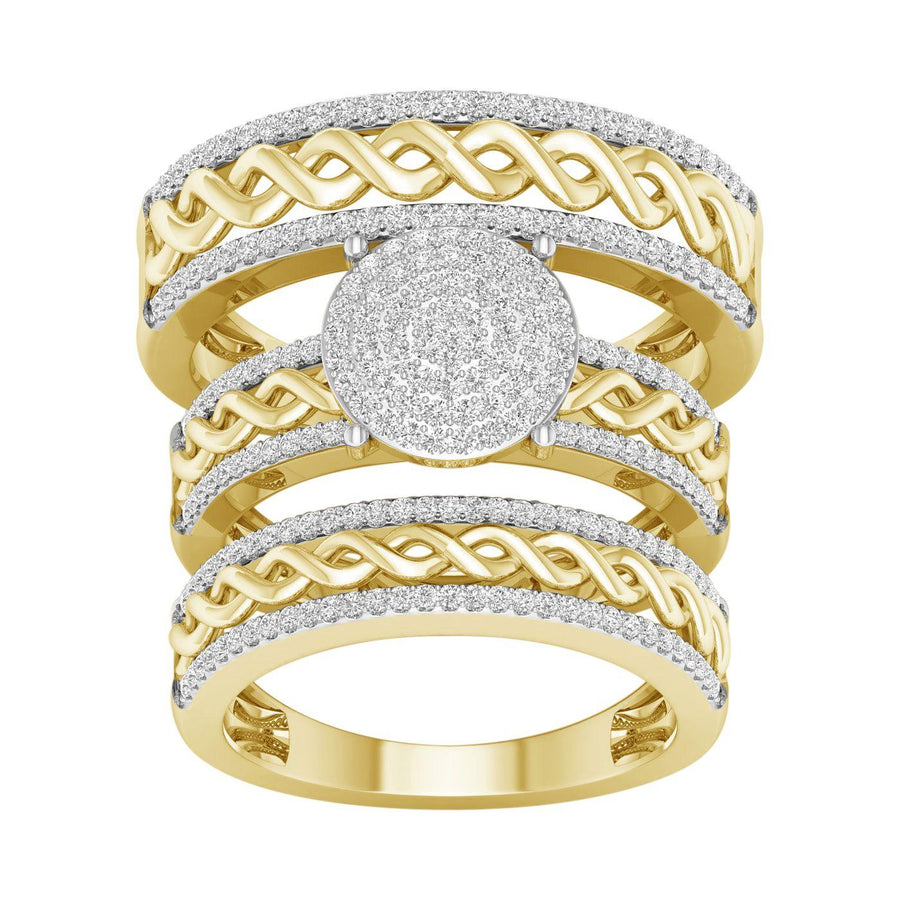 10K 0.60CT DIAM TRIO SET - Johnny Dang & Co