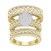 10K 0.60CT DIAM TRIO SET - Johnny Dang & Co