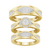 10K 0.50CT DIAM TRIO SET - Johnny Dang & Co