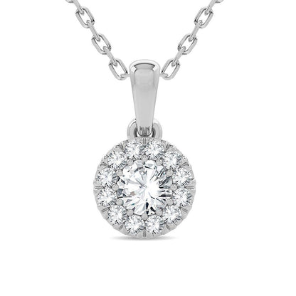 14K 0.33CT Diamond Pendant - Johnny Dang & Co