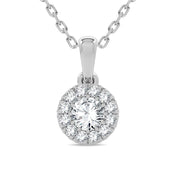 14K 0.33CT Diamond Pendant - Johnny Dang & Co