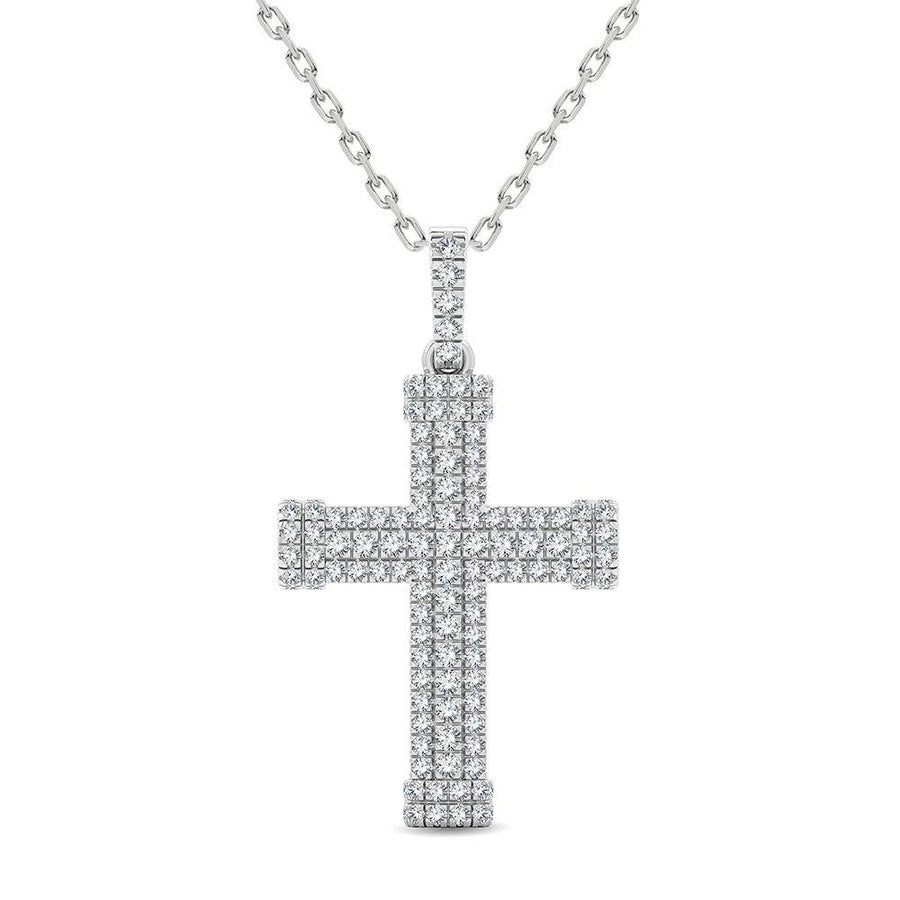 14K 1.00CT Diamond Pendant - Johnny Dang & Co