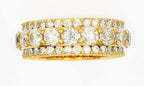 JDTK-Ring1117- Triple Row Diamond Eternity Ring - Johnny Dang & Co