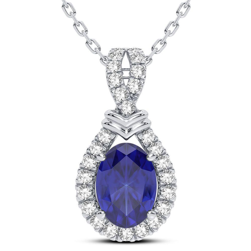 14K 0.14CT Diamond Pendant - Johnny Dang & Co