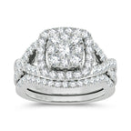 14K 1.50ct Diamond Bridal Ring - Johnny Dang & Co