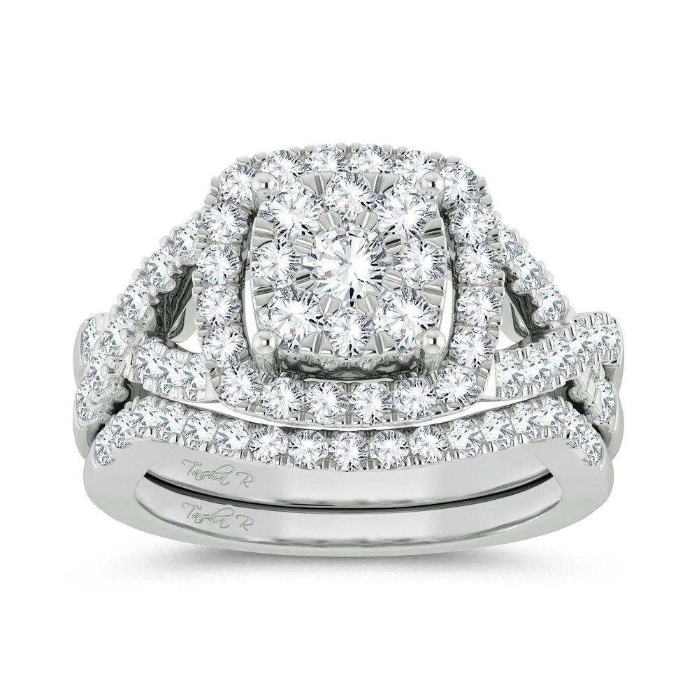 14K 1.50ct Diamond Bridal Ring - Johnny Dang & Co