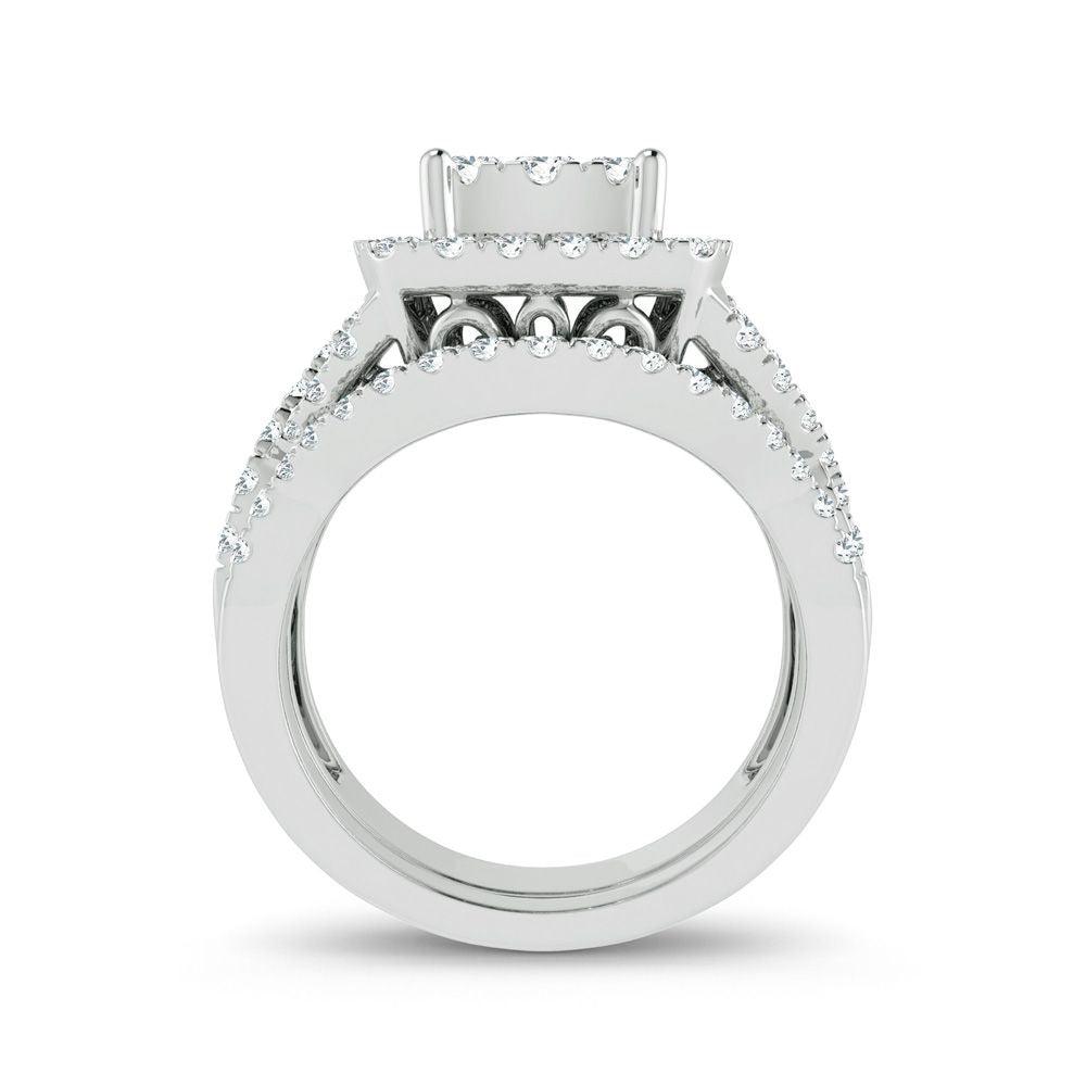 14K 1.50ct Diamond Bridal Ring - Johnny Dang & Co