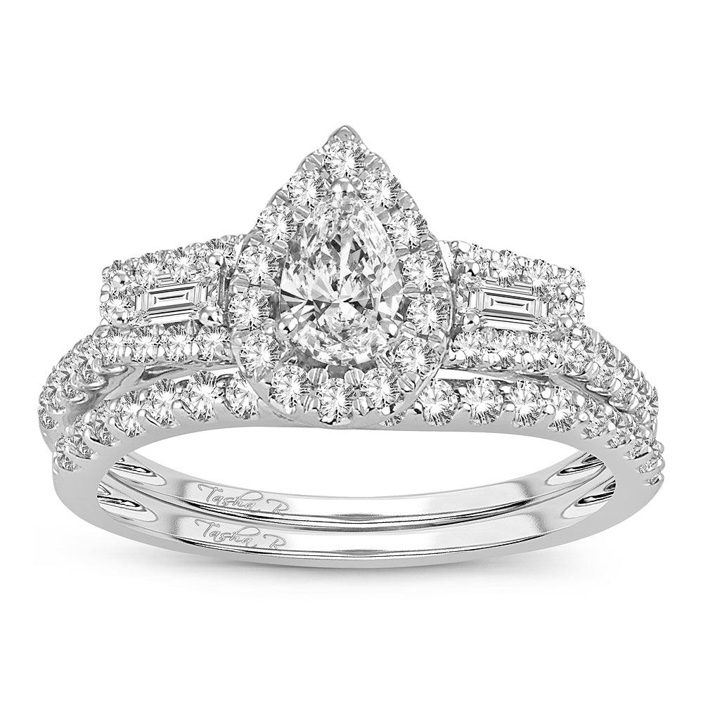 14K 1.00CT Diamond BRIDAL RING - Johnny Dang & Co