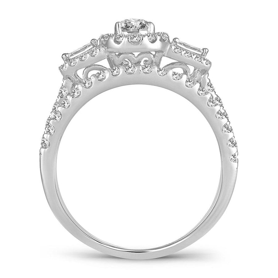 14K 1.00CT Diamond BRIDAL RING - Johnny Dang & Co