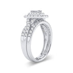 14K 1.00CT Diamond Bridal Ring - Johnny Dang & Co