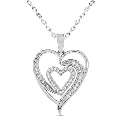 10K 0.20CT Diamond Pendant - Johnny Dang & Co