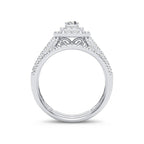 14K 1.00CT Diamond Bridal Ring - Johnny Dang & Co