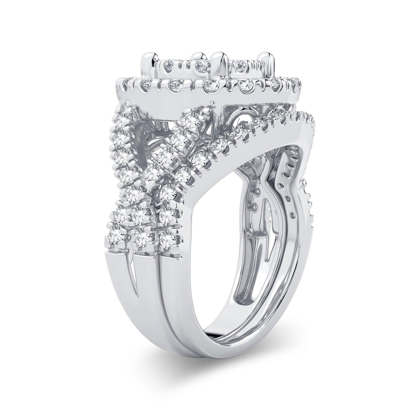 14K 2.00CT Diamond Bridal Ring - Johnny Dang & Co