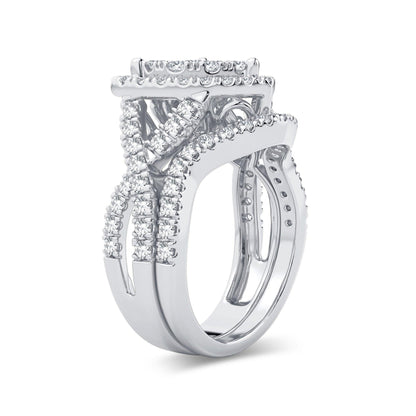 14K 2.00CT Diamond Bridal Ring - Johnny Dang & Co