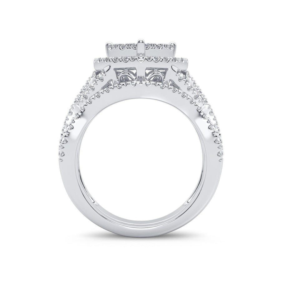 14K 1.50CT Diamond Bridal Ring - Johnny Dang & Co