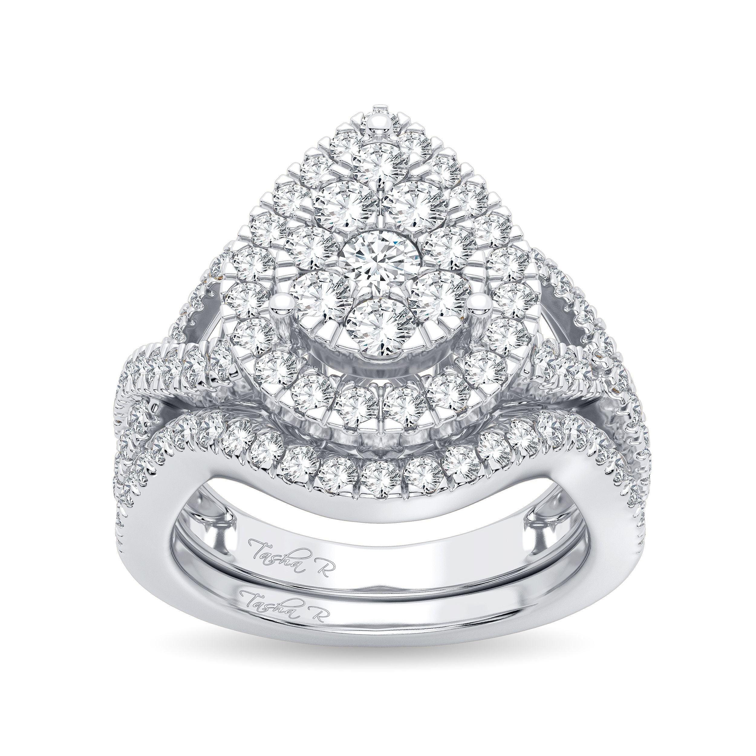 14K 1.50CT Diamond Bridal Ring - Johnny Dang & Co