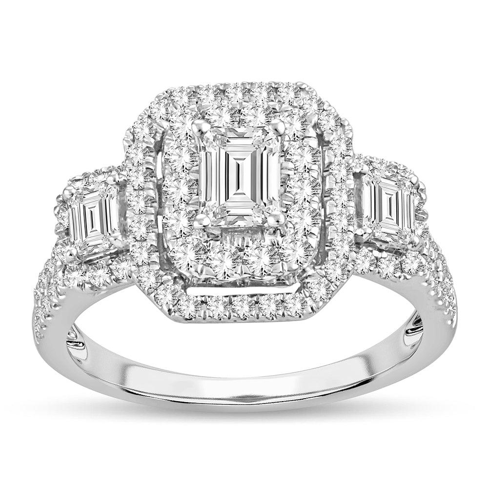 14K 1.50CT DIAMOND BRIDAL RING - Johnny Dang & Co