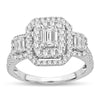 14K 1.50CT DIAMOND BRIDAL RING - Johnny Dang & Co