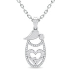14K 0.10CT Diamond Pendant - Johnny Dang & Co