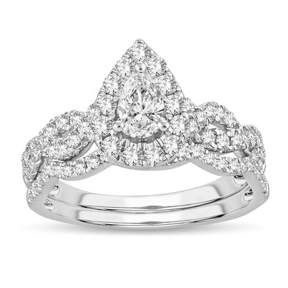 14K 1.00CT DIAMOND BRIDALRING - Johnny Dang & Co