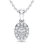 14K 0.25CT Diamond Pendant - Johnny Dang & Co