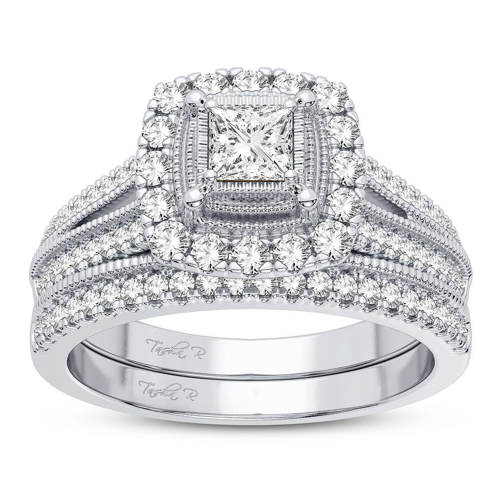 14K 0.62CT Diamond Bridal Ring - Johnny Dang & Co