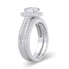 14K 0.64CT Diamond Bridal Ring - Johnny Dang & Co