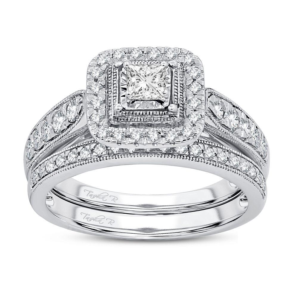 14K 0.75CT DIAMOND BRIDAL RING - Johnny Dang & Co
