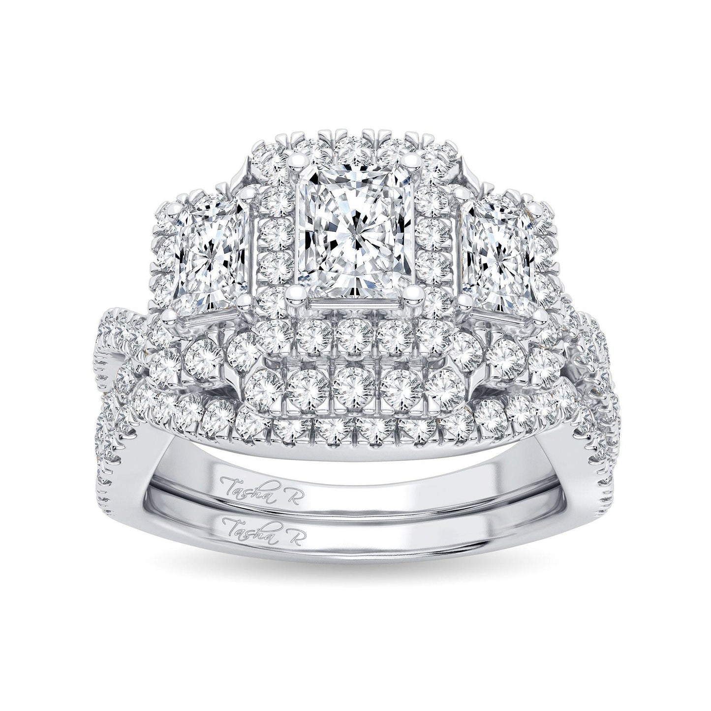 14K 2.00CT Diamond Bridal Ring - Johnny Dang & Co