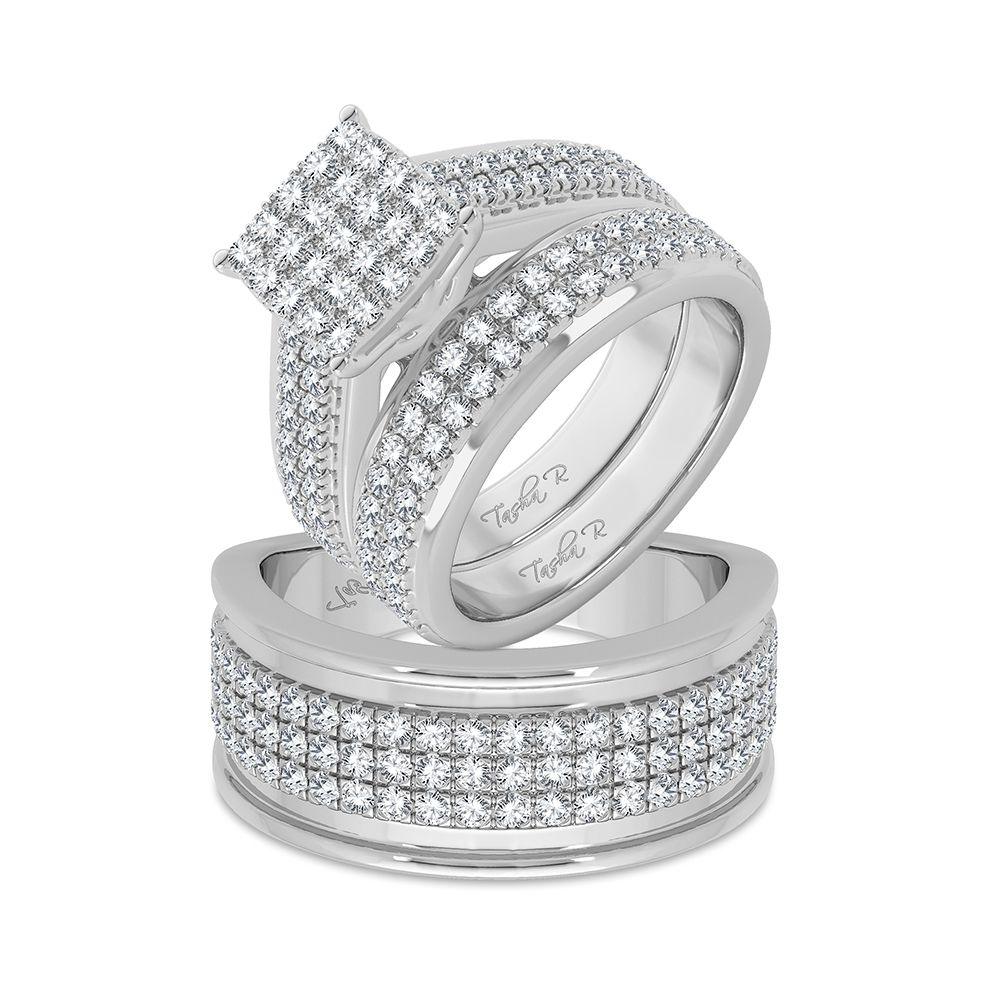 14K 2.00CT Diamond Trio Set - Johnny Dang & Co
