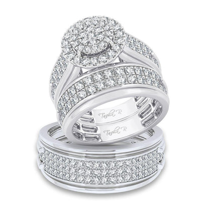 14K 2.10ct Diamond Trio Set - Johnny Dang & Co