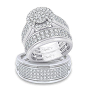 14K 2.10ct Diamond Trio Set - Johnny Dang & Co