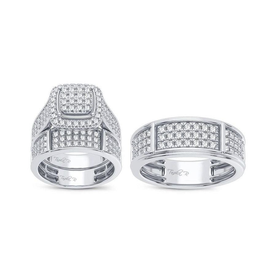 14K 2.00CT Diamond Trio Set - Johnny Dang & Co