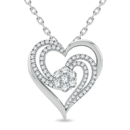 14K 0.50CT Diamond Pendant - Johnny Dang & Co